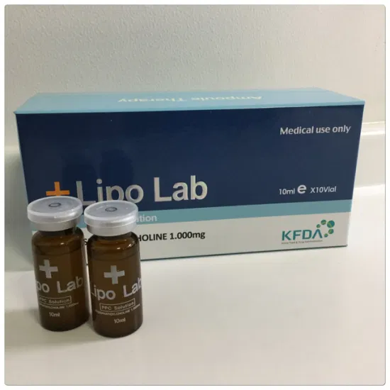 Korea Lipo Lab Ppc Slimming Solution Fat Dissolving Kybella Lipolab Lipolysis Injection Lipo Lab for Stomach Arms Legs